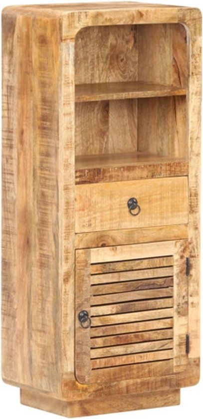 vidaXL Hoge kast 45x32x110 cm ruw mangohout