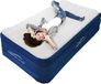 Aerorest matelas pneumatique 1 personne - Extra long | 210 cm longueur | Cloud Top | Drap-housse amovible | Avec pompe intégrée | Sac de transport inclus | Idéal pour les personnes plus grandes | Modèle XL | 210 x 99 x 51 cm