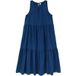 QS BY S.OLIVER Robe femme, coupe ample. (Bleu, 42)