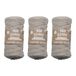 GLOREX 5 1005 52 - Set van 3 banden macramé van 60% katoen & 40% viscose, 250 g elk in duif, ca. 125 m superzacht textielgaren