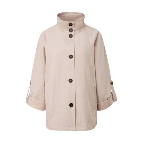 Comma Trenchcoat Jas Zand