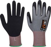 Portwest CT Cut E15 Nitril - Grijs/zwart - M