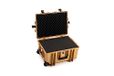 B&W International Desert Tan Multifunctionele koffer voor buiten, met kubusschuim, waterdicht (IP67), stofdicht, slagvast, extreem robuust