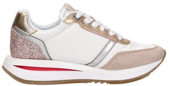 Guess Eagar Sneakers Laag - Wit - Maat 39