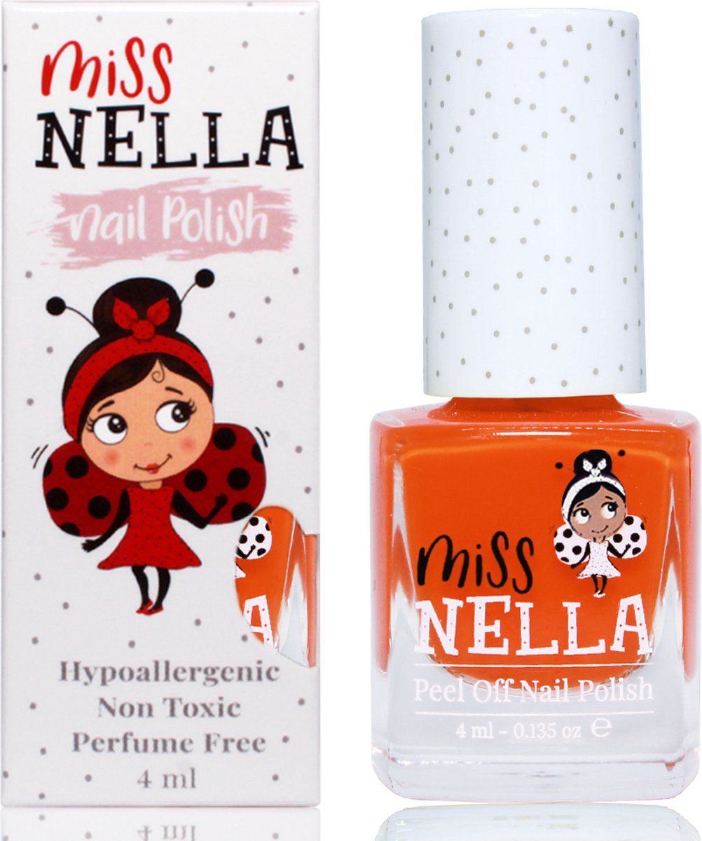 Miss Bella Miss Nella - Peel off Nagellak - Poppy Fiels - Oranje