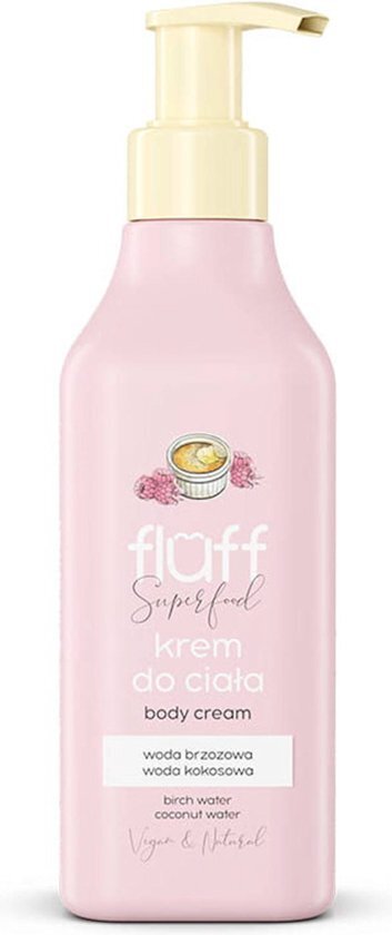 Fluff FLUFF_Super Food Body Cream krem do cia³a Creme Brulee z malinami 200ml