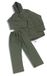 eskubi Regenpak met voering polyester PU maat - L groen