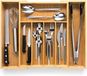 Meuble de cuisine en bambou avec tiroirs - 38 cm