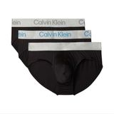 Calvin Klein Hip Brief 3Pk Boxershort - Zwart - Hommes - Taille XL