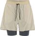 Craft sportbroek Hypervent 2-IN-1-broek M C17282 Beige Katoen
