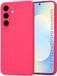 Techsuit Hoesje geschikt voor Samsung Galaxy S25 FE - Soft Flex Silicone Back Cover - Hot Pink