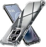 Techsuit Hoesje geschikt voor Motorola Moto G86 Power - Shockproof Silicone Back Cover - Transparant
