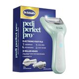 Dr. Scholl's Pedi Perfect Pro Elektrische voeteeltverwijderaar met x3 rolkoppen, waterdicht, oplaadbaar, verwijdert harde huid voor zachte, mooie voeten, 50 minuten looptijd, stofvanger, pedicure
