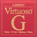 Larsen Virtuoso G vioolsnaren, medium multi-filament nylon