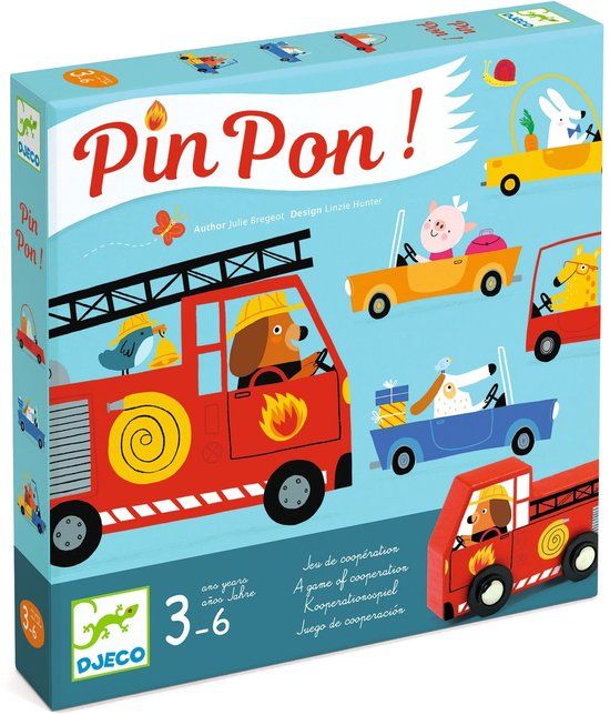 Djeco Samenwerkingsspel Pin Pon! 3-10jr