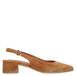 No Stress mocassins slingback en suède cognac