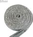 Goodies and Living Lacet de chaussures pailletées | plat | 1 paire | 110 cm | argent