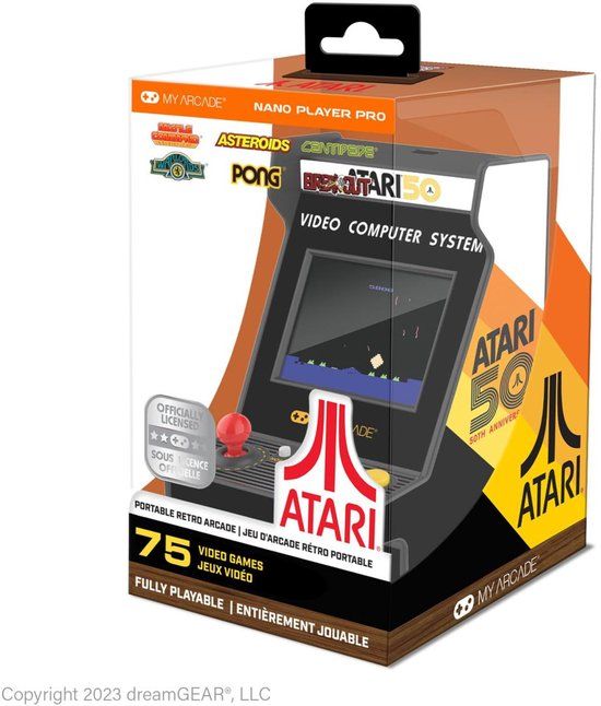 My Arcade Nano Player PRO Atari 50th Anniversary