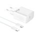 YISH 45W USB-C Snellader GaN PD3.0 Type C-Oplader Snel Opladen USB C Charger PPS Voedingsadapter Snelle Lader Compact voor Smartphones 17/16/15/S25/S24/S23 Tablets USBC Stekker, 60W Type-C Kabel 1M