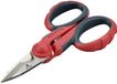 TOOLCRAFT Universele schaar 139 mm Roestvrij staal, Nylon Rood, Zwart