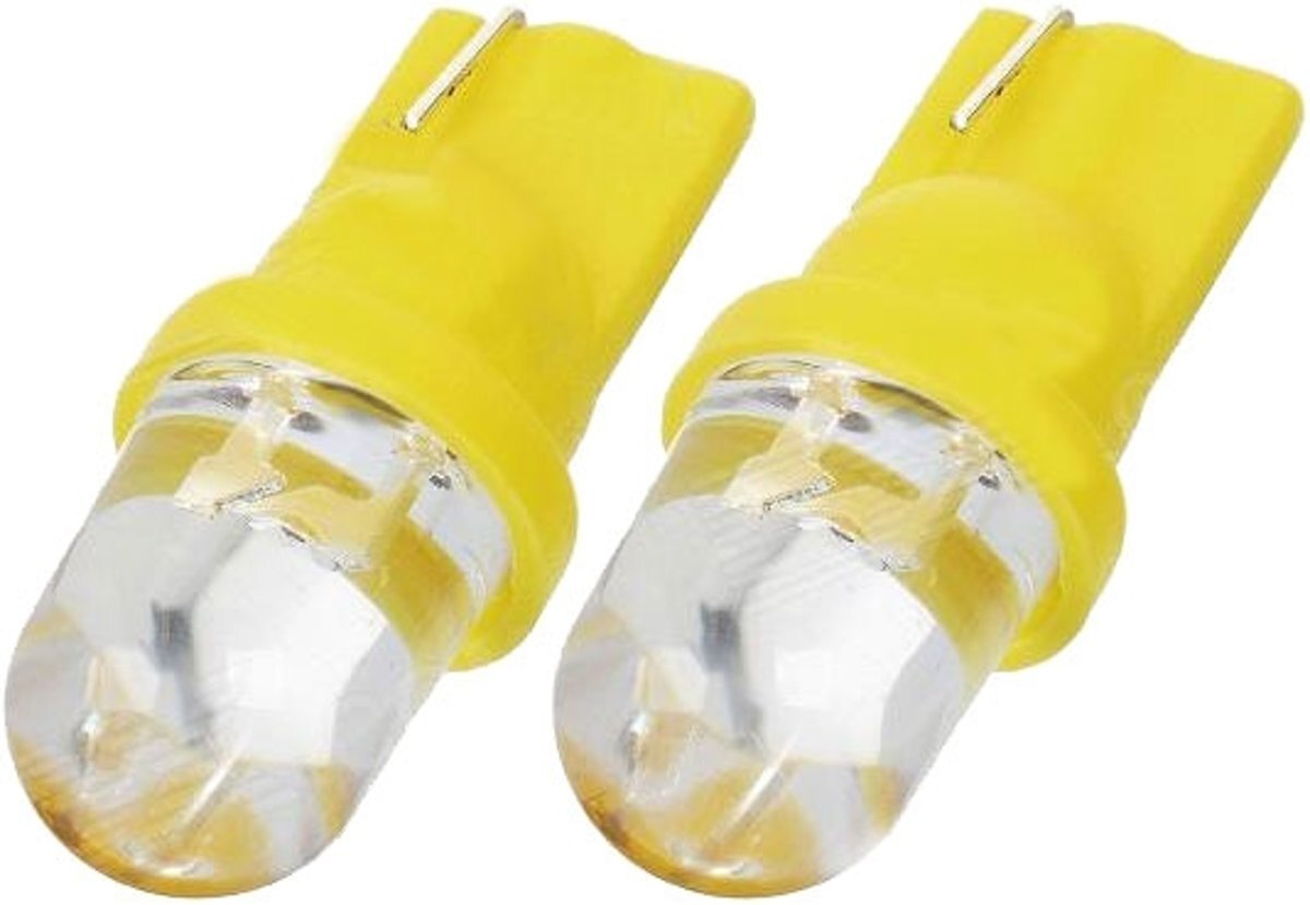 ABC-LED T10 LED geel 12 Volt interieur lamp