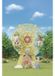 Sylvanian Families Grande Roue pour Bébés, Bébé Caniche Milo, Beige, 3+ Ans, La Crèche