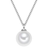 Glanzstücke München Halsketting zilver 925 met parel 45 cm