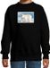 Bellatio Decorations Shoppartners Bv Dieren sweater met ijsberen foto - zwart - voor kinderen - natuur / ijsbeer cadeau trui - sweat shirt / kleding 98/104