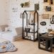 sweet home from wood Montessori kindergarderobe – zwart