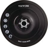 TECWERK Plaque de support D.125mm M14 velcro