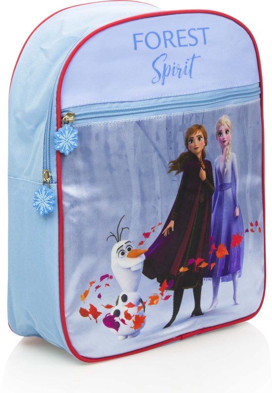 Disney Frozen Rugzak Blauw Gebloemd Polyester 3L Kinderen