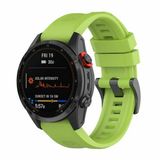 By Qubix Qubix - Geschikt voor Garmin bandje - 22mm Quickfit - Siliconen sportbandje - Groen - Geschikt voor Garmin Tactix 8 - 47mm