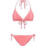 Shiwi Ensemble de bikini Liz Textured Leopard Structure Fraise Taille : 34