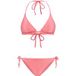 Shiwi Ensemble de bikini Liz Textured Leopard Structure Fraise Taille : 34