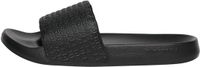 Superdry Badslippers met all-over reliëfopdruk - Heren - Slippers - Maat 42-43 - Zwart