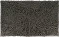 Tendance Tapis de bain microfibre - poils longs - gris - 50x80 cm