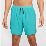 Nike Stride 2in1 7in Hardloopshorts Heren-Turkoois, Maat S