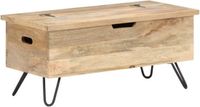 vidaXL Opbergkist 90x40x45 cm massief mangohout