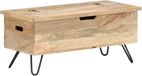 vidaXL Opbergkist 90x40x45 cm massief mangohout