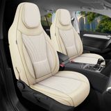 Bremer Sitzbezüge Autostoelhoezen voor Mazda 2 Bj 2007-15 – Stoelhoezen voor bestuurder en passagier in Beige