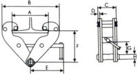 TORSO balkklem 5 ton