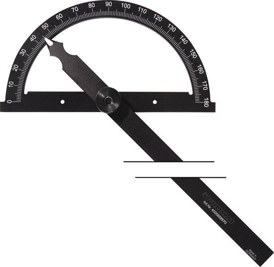 Promat Gradenboog Ø120mm Aluminium Zwart