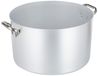 Aluminium Poêle 65 Liters, 55 cm Diameter, with 2 Stainless Steel Handles
