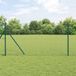Euro-clôture avec fixation au sol 10 x 1 m Acier revêtu de PVC Vert