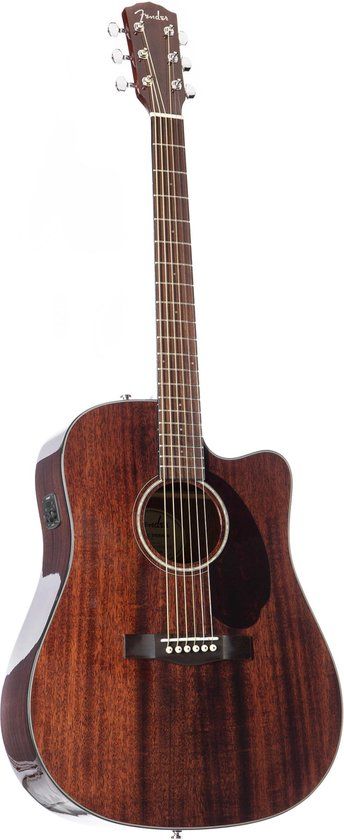 Fender CD-140SCE All Mahogany Acoustic Guitar with Case