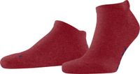FALKE Keep Warm kort eenkleurig wol sneakersokken enkelsokken unisex rood - maat 44-45