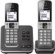 Panasonic Draadloze telefoon KX-TGD322FRG, met antwoordapparaat, 2 handsets, handsfree functie en nummerherkenning