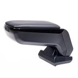 rati Armster S Armrest compatibel met Opel Meriva 2010-2017, zonder Flexrail! Kunstleer zwart