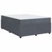 vidaXL Cadre de lit - Gris foncé - 140 x 200 cm - Tissu