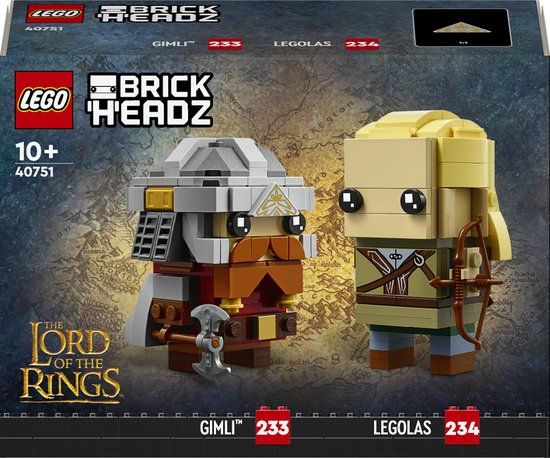LEGO BrickHeadz - Lord of The Rings Legolas en Gimli - 40751